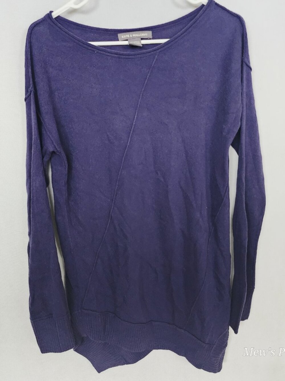 NWOT - Kate & Mallory Dark Purple Sweater, Size S